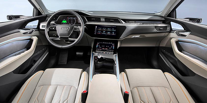 Audi e-tron 50 quattro interior