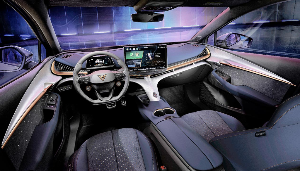 Cupra Tavascan Endurance interior