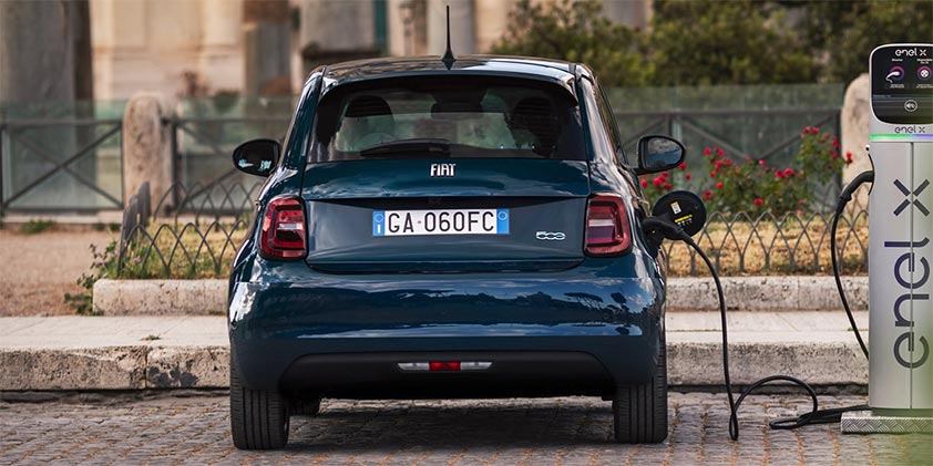 Fiat 500 42kWh charging