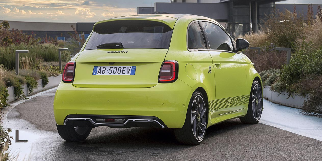 Fiat New Abarth 500e back